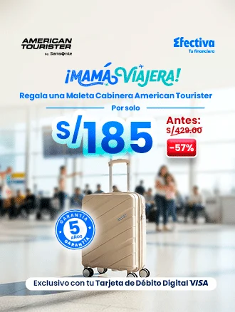 ¡Regala a Mamá una maleta cabinera American Tourister!